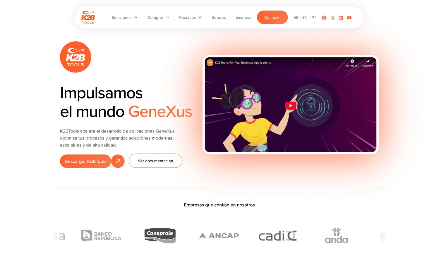 K2BTools — GeneXus developer tooling site